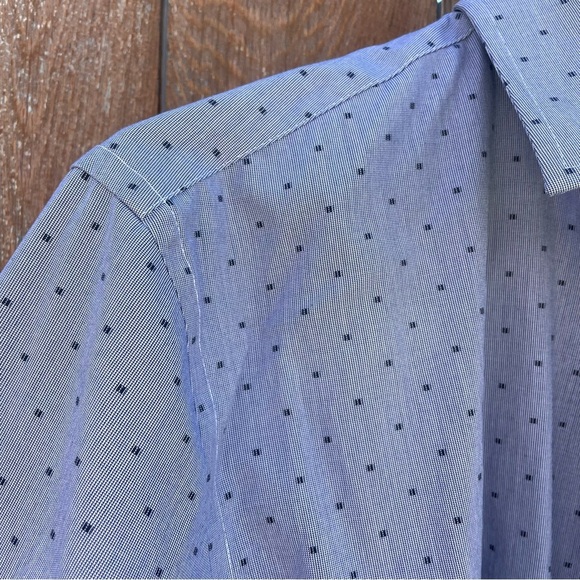 JOS A BANK 1905 Men’s Blue Dress Shirt Tailored Fit Non-Iron Long Sleeve 16.5 36 - Picture 3 of 10